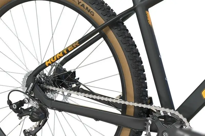 Велосипед Stark Hunter 29.3 HD р.21 2025 HQ-0017821 (черный матовый/теплый желтый, разобранный) – фото товара