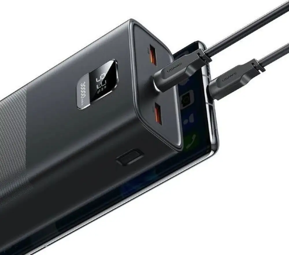 Usams CD185 PB68 30000mAh (черный) – фото товара