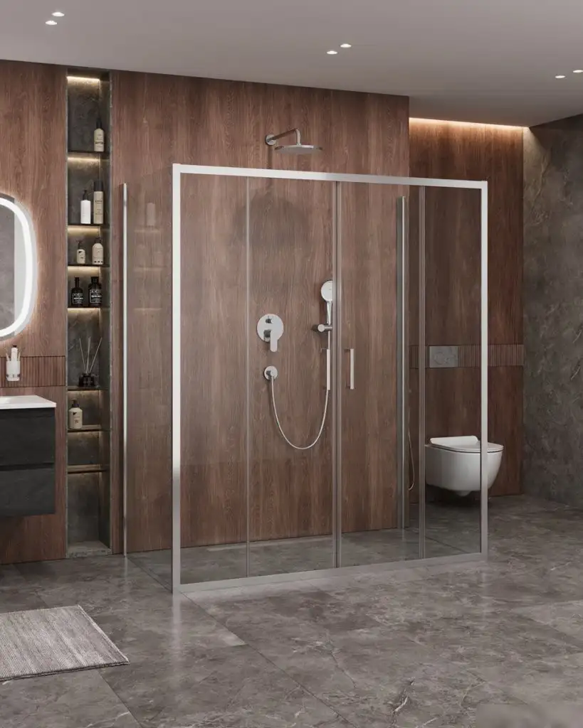 Душевой уголок Cezares MOLVENO-AH-2/2-180/100-C-Cr-IV - фото товара