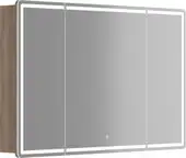 Sancos Шкаф с зеркалом Mirror MI120EG (с LED подсветкой, дуб галифакс натуральный)