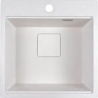 Кухонная мойка Marblan Comfort 50 (бежевый, с сифоном) - изображение в каталоге