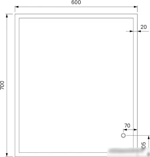 IDDIS Зеркало Brick BRI6000i98 – фото товара