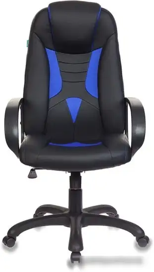 Кресло Бюрократ VIKING-8/BL+BLUE (черный/синий) – фото товара