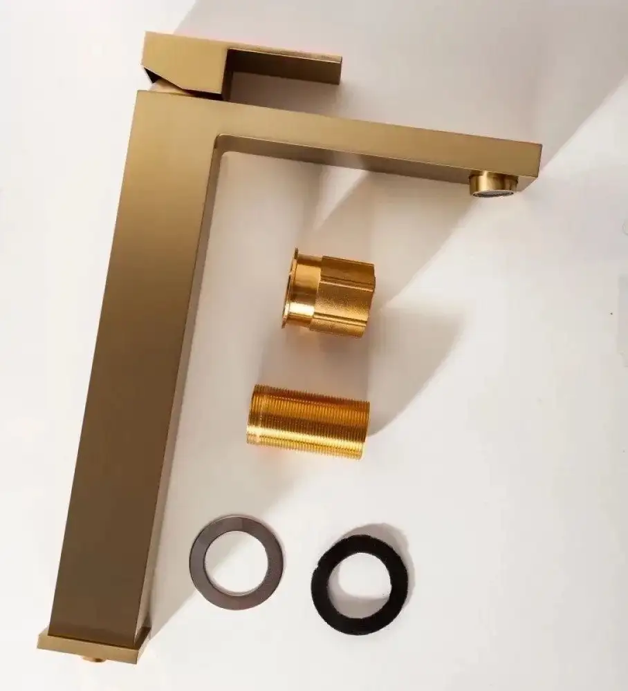 Смеситель Hansberge H2070 (золото матовый) - фото товара