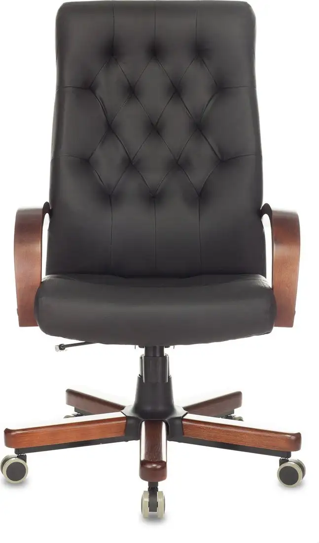 Офисное кресло Бюрократ T-9928WALNUT/ECO (черный) – фото товара