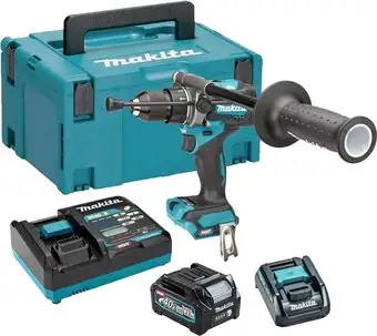 Ударная дрель-шуруповерт Makita HP001GD201 (с 2-мя АКБ, кейс) – изображение в каталоге