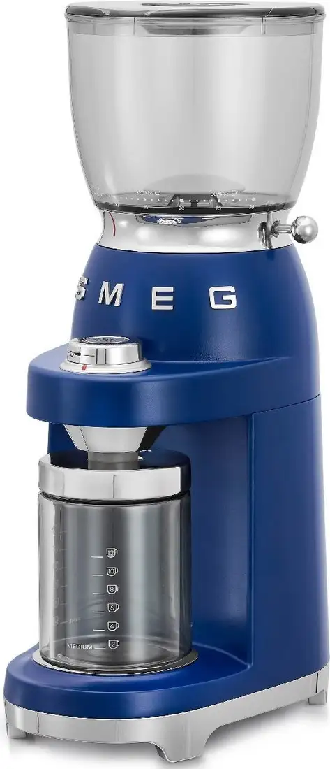 Электрическая кофемолка Smeg CGF01LVEU (синий) - фото товара