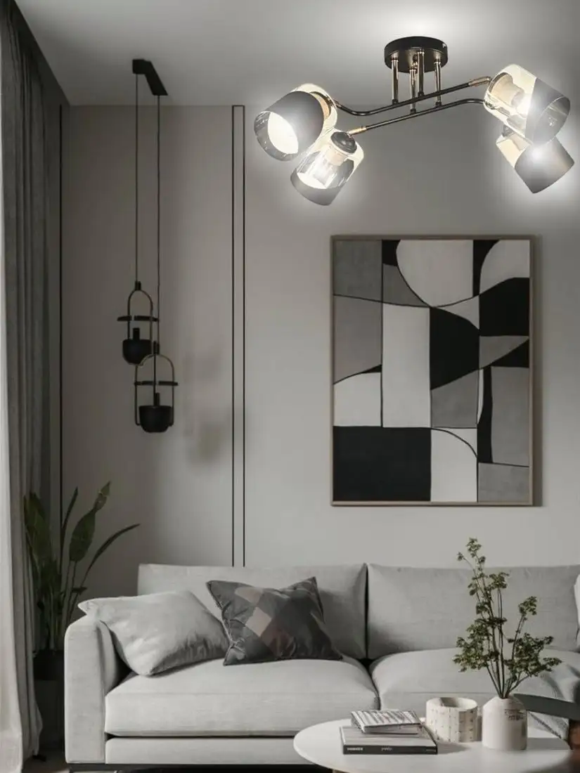 Спот Aitin Pro НПБ 02-4x60-101 XA1564B/4 (черный/золото) – фото товара