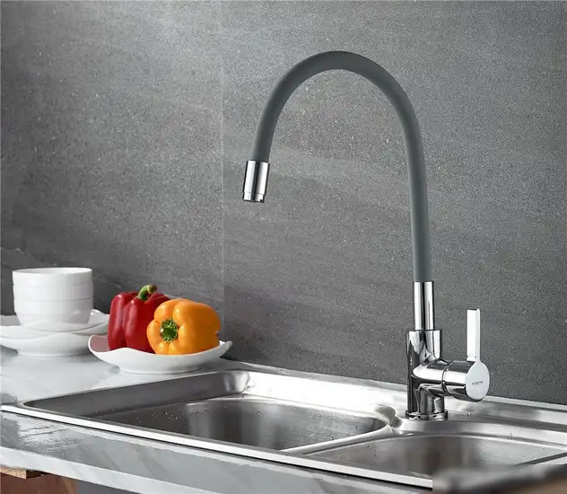 Смеситель Ledeme H98 L4898-9 (серый/хром) - фото товара