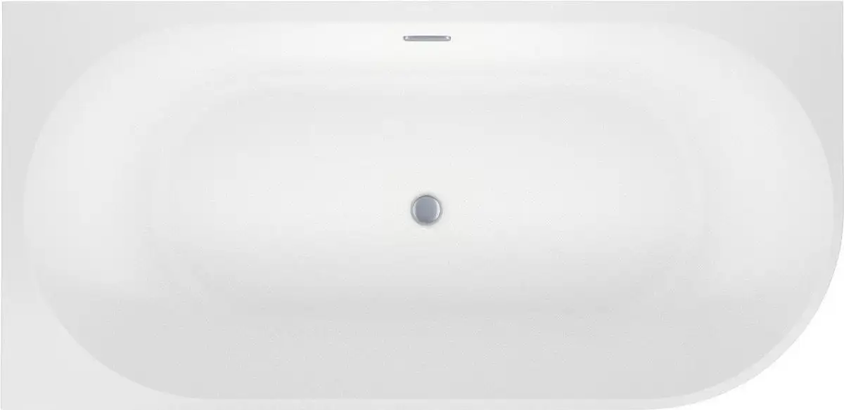 Ванна Wellsee Excellence Pro 180x80 28760801R (пристенная ванна (левая) белый глянец, экран, ножки, сифон-автомат хром) - фото товара