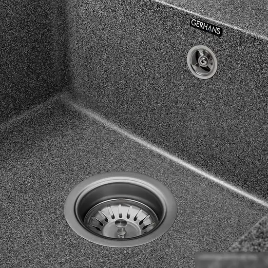 Кухонная мойка Gerhans B27 (графит) - фото товара