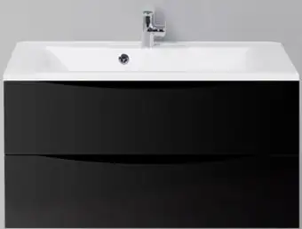 BelBagno Тумба под умывальник Marino-900-2C-SO-NL-P (nero laccato lucido) – изображение в каталоге