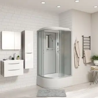 Душевая кабина Niagara NG-2310-14RP 120x80x215 (матовое стекло) - изображение в каталоге