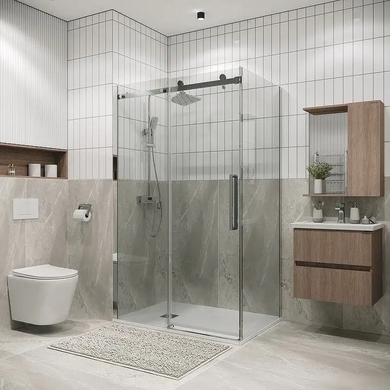 Душевая стенка Grossman Classic 90x195 200.K33.04.90.10.00 (хром/стекло прозрачное) - фото товара