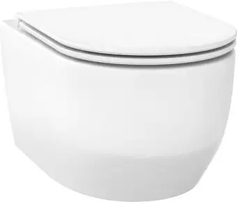 Унитаз подвесной Wellsee Croquis RimFree 182611001 (чаша, пневмокрышка, глянцевый белый) - изображение в каталоге