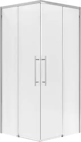 Душевой уголок Niagara NG-6629-34 90x90x195 (хром/прозрачное стекло) - предпросмотр изображения Душевой уголок Niagara NG-6629-34 90x90x195 (хром/прозрачное стекло) - изображение в каталоге