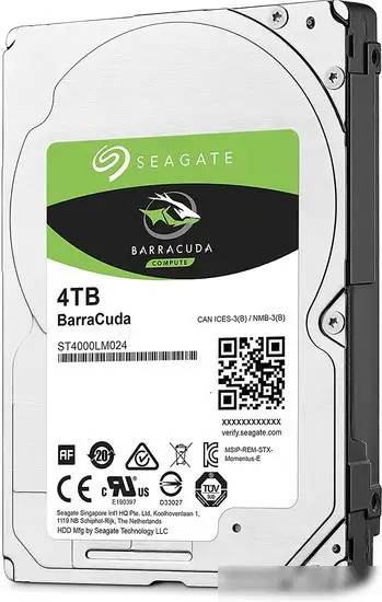 Жесткий диск Seagate Barracuda 4TB [ST4000LM024] – фото товара