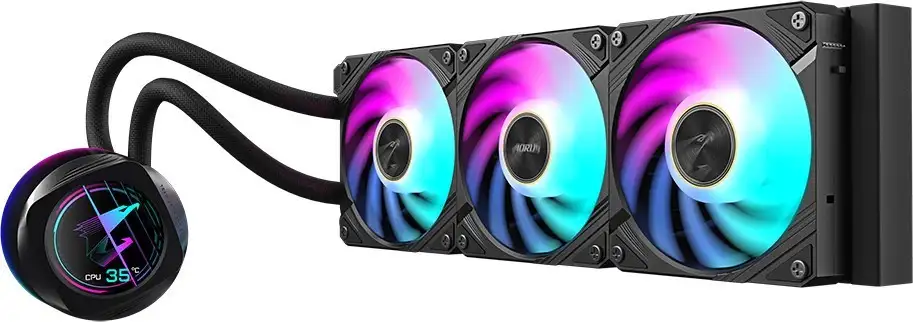 Жидкостное охлаждение для процессора Gigabyte Aorus Waterforce X II 360 – фото товара