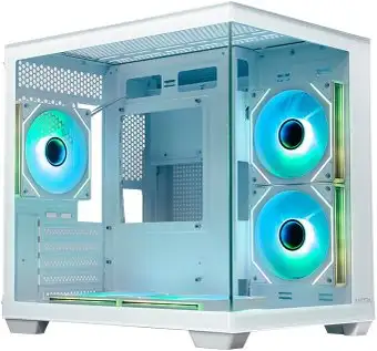 Корпус XASTRA QW400M 5ARGB-C6-AC WH QW400M-5FM12A-C6-AC-WH (белый) – изображение в каталоге