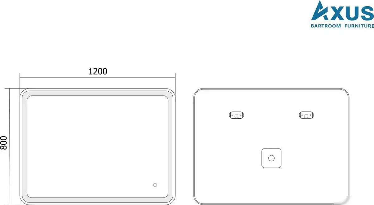 Axus Зеркало Barry 120x80 Стандарт – фото товара