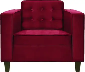 Интерьерное кресло Brioli Вилли (B48/вишневый) – изображение в каталоге