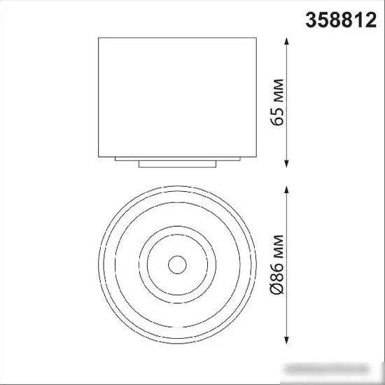 Точечный светильник Novotech Gesso 358812 – фото товара