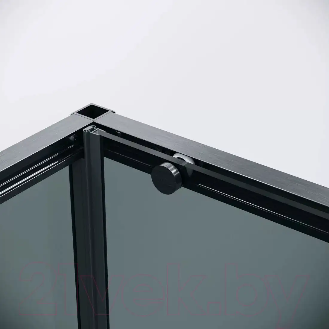 Душевая стенка Grossman Galaxy 100х195 200.K33.01.100.42.10 (графит сатин/стекло тонированное) - фото товара