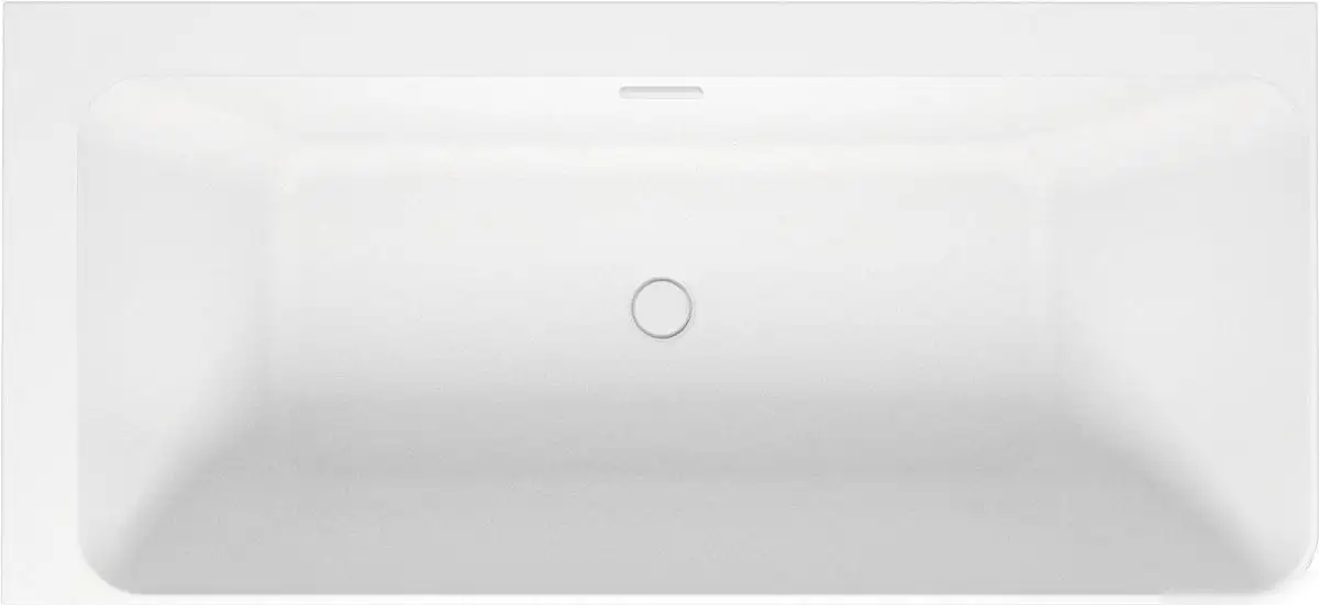 Ванна Wellsee Bromance 170x78 23160402R (пристенная ванна (левая) белый глянец, экран, ножки, сифон-автомат глянцевый белый) - фото товара