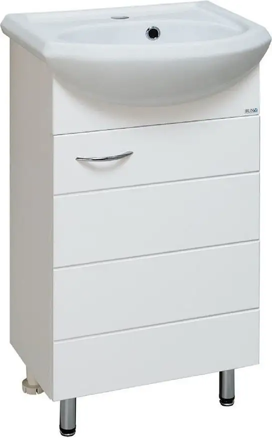 Runo Тумба с умывальником Runo Кипарис 45 + Уют 45 (напольная) – фото товара