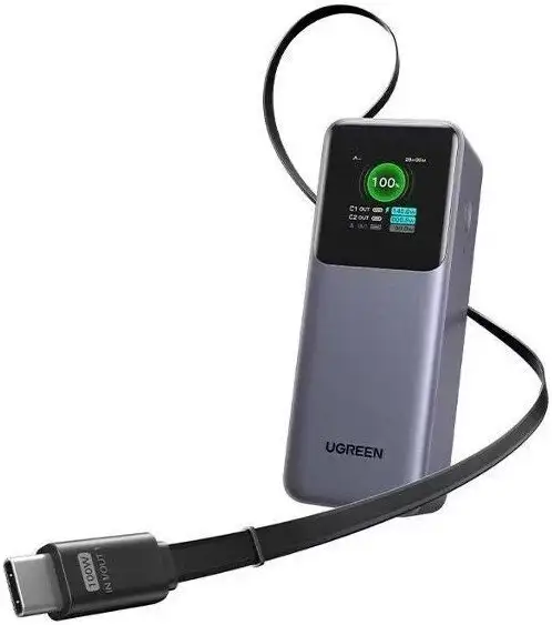 Внешний аккумулятор Ugreen PB726 20000mAh (серый) – фото товара