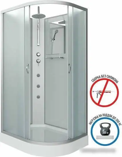 Душевая кабина Niagara NG-3312-14LBKTG 120x80x200 - фото товара
