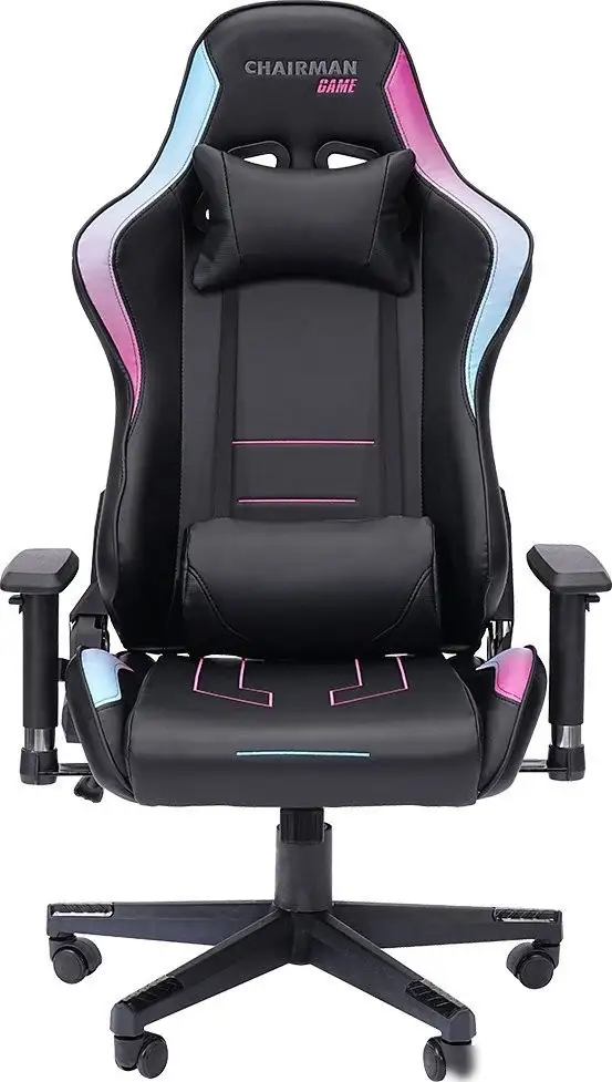Игровое (геймерское) кресло CHAIRMAN CH32 (экокожа, черный) – фото товара