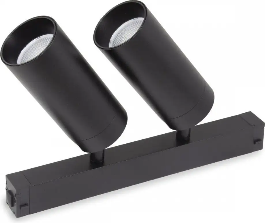 Трековый светильник AM Group Plain Cylinder AM590 2X10W 3000K BK – фото товара