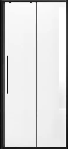 Душевая дверь Niagara NG-84-10AB 100x195 (черный матовый/прозрачное стекло) - изображение в каталоге