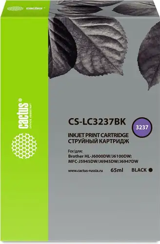 Картридж CACTUS CS-LC3237BK (аналог Brother LC3237BK) – изображение в каталоге
