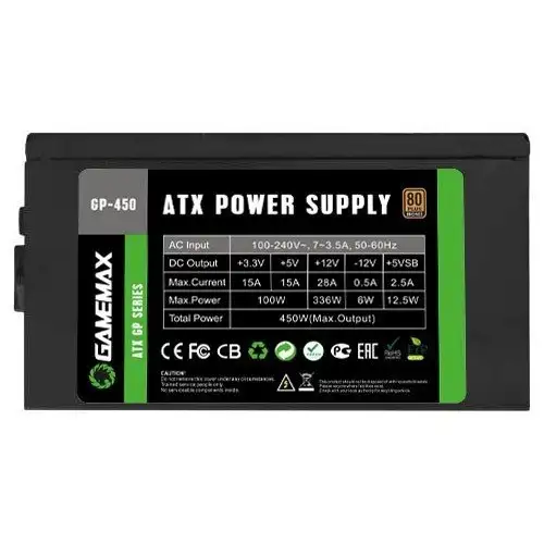 Блок питания GameMax GP-450 – фото товара