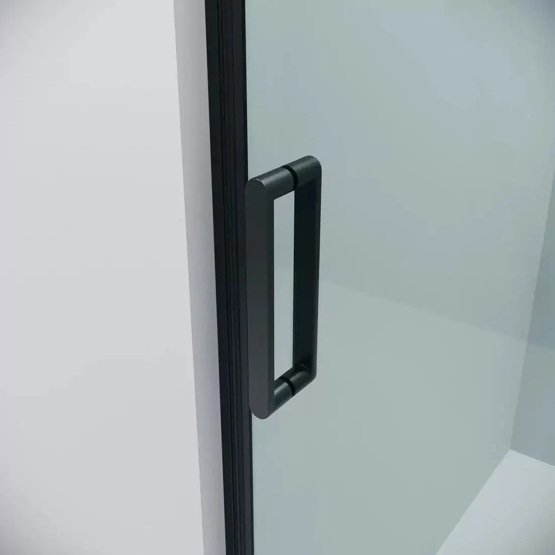 Душевой уголок Grossman Classic 100x100x195 120.K33.04.1010.21.00 (черный матовый/стекло прозрачное) - фото товара