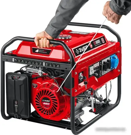 Бензиновый генератор Зубр СБ-8000Е – фото товара
