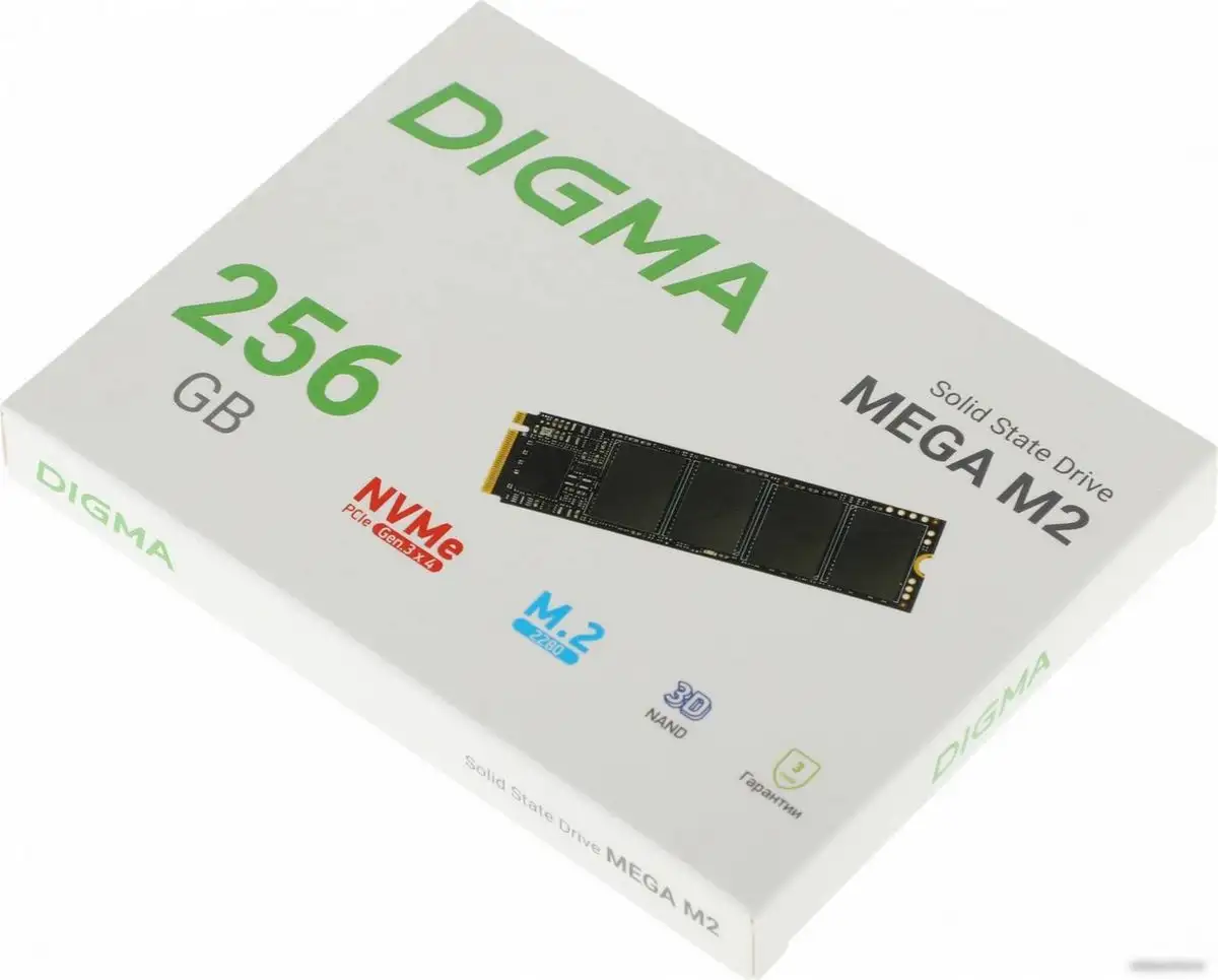 SSD Digma Mega M2 256GB DGSM3256GM23T – фото товара
