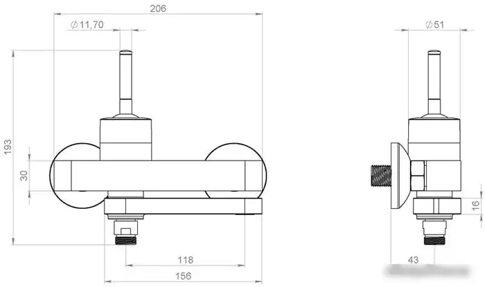 Смеситель Damixa Arc 291000000 - фото товара