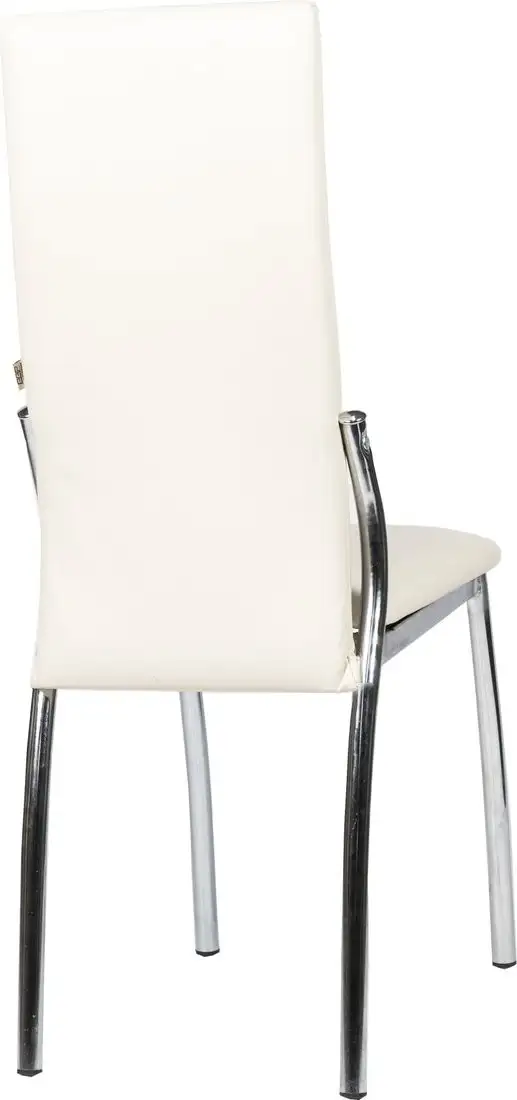 Стул ВВР Оскар (ваниль/хром, экокожа)