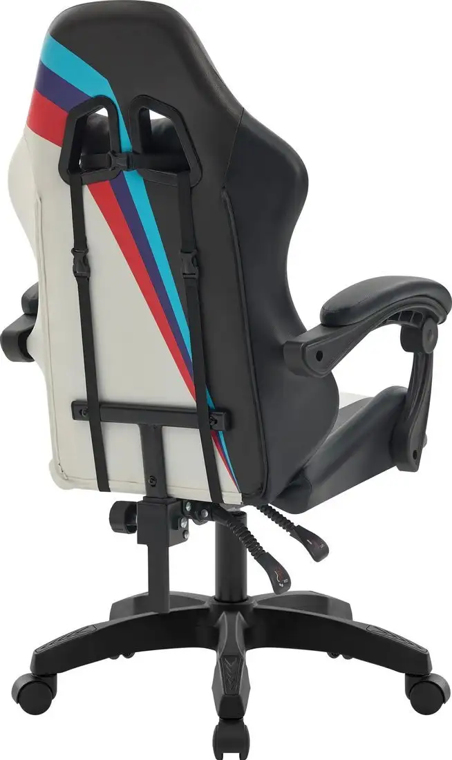 Игровое (геймерское) кресло Defender Legas (серый/белый) – фото товара