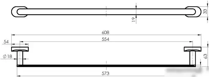 Набор для туалета Rubineta Este 670117 (хром) – фото товара