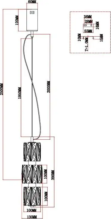 Подвесная люстра Moderli Prismique V11719-PL – фото товара