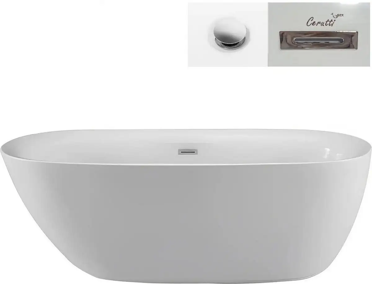 Ванна Cerutti Spa Como 160 CT9901 1600x750x560 - фото товара
