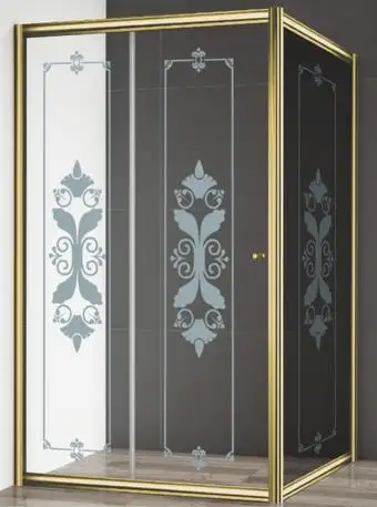 Душевая стенка Cezares GIUBILEO-100-FIX-CP-G-R - изображение в каталоге