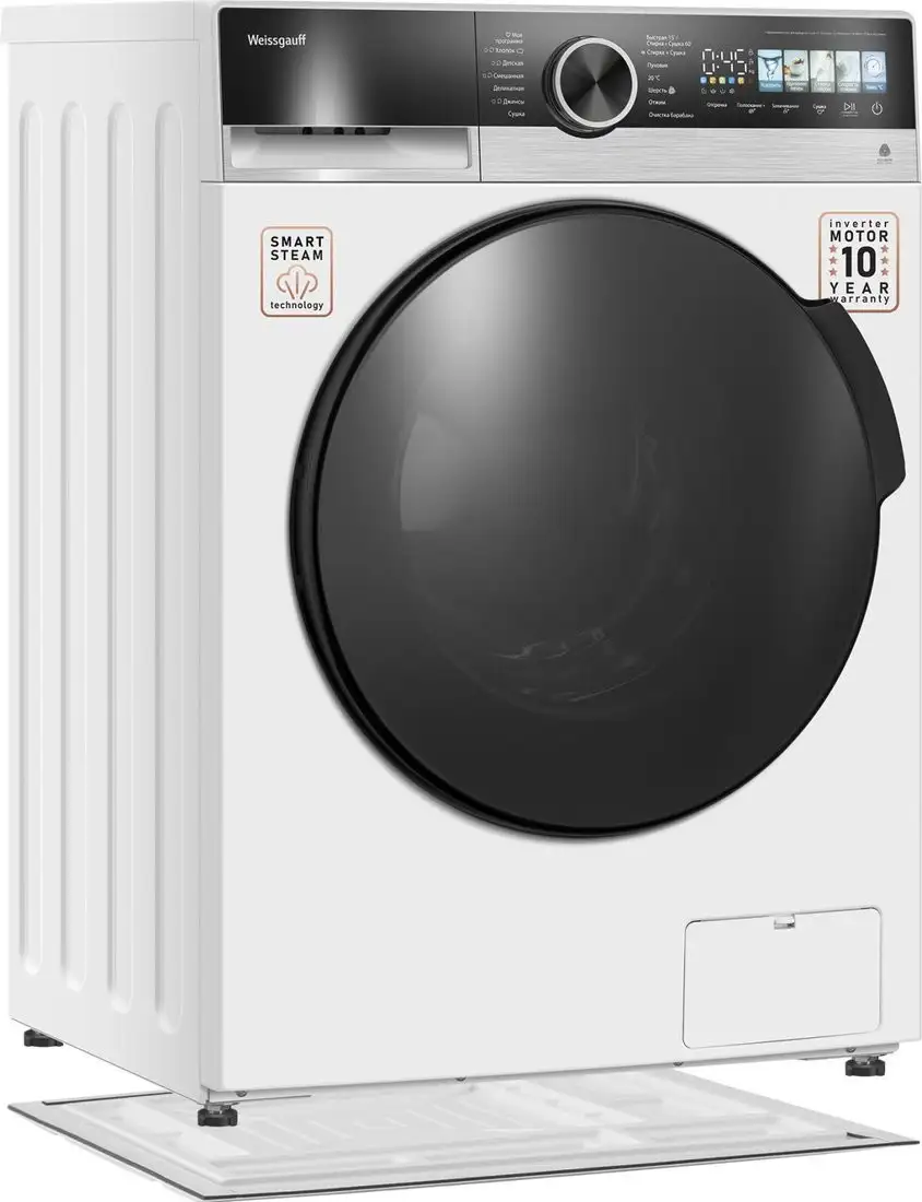 Стирально-сушильная машина Weissgauff WMD 45148 Color Touch Inverter Steam - фото товара