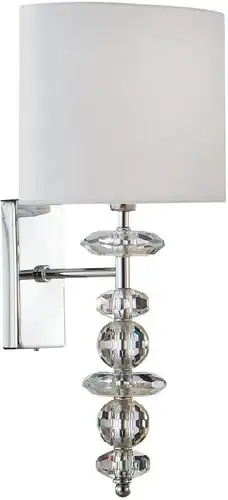 Бра Crystal Lux Armando AP1.2 Chrome – изображение в каталоге