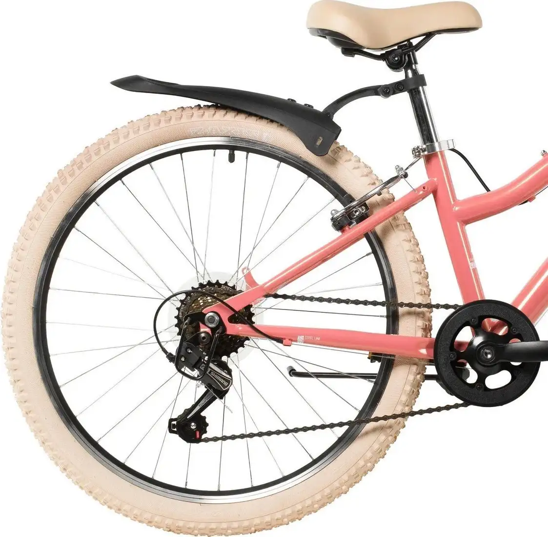 Детский велосипед Novatrack Jenny 24 24SHV.JENNY.12CRL6 (коралловый) – фото товара