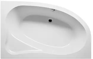 Ванна Riho Lyra 140x90 BA66005 (с ножками и экраном, левая) - изображение в каталоге